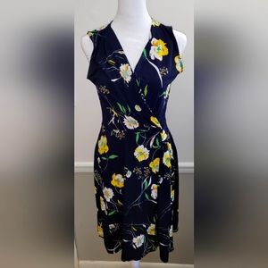 Kaileigh Dress | Size Small |  Blue Wrap Dress